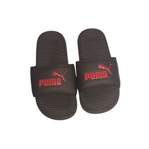 COOL CAT SPORT MEN'S BLACK RED SLIP ON SLIDES SANDALS Size 9